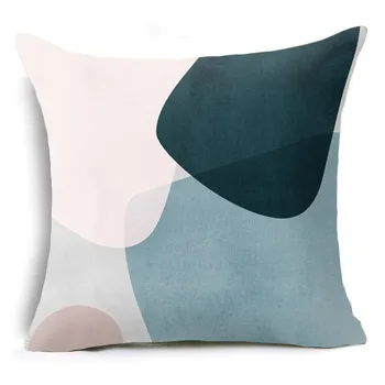 Blue Color Geometric Stripes Pattern Northern European-Style Pillow Cover Cushion Simple Model Room Polyester Throw Pillow Sofa
Blue Color Geometric Stripes Pattern Northern European-Style Pillow Cover Cushion Simple Model Room Polyester Throw Pillow Sofa