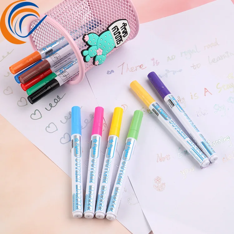 Outline Pen Greeting Card Drawing Pen 12 Pcs Per SET Mark Pen Color OUTline Pen DIY
Outline Pen Greeting Card Drawing Pen 12 Pcs Per SET Mark Pen Color OUTline Pen DIY