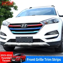 Front Grille Trim Strips For Hyundai Tucson TL 2015-2018 Tri-color Stainless Steel Hood Exterior Tool Accessories
Front Grille Trim Strips For Hyundai Tucson TL 2015-2018 Tri-color Stainless Steel Hood Exterior Tool Accessories
