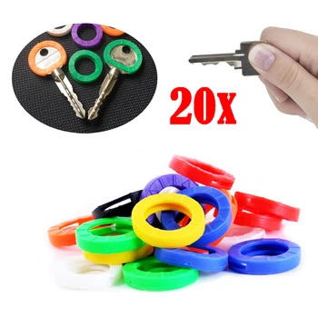 New 20pcs Mixed Color Identification Silicone Key Rings Hollow Caps Covers Keychain Identifier Tags For Car Motorcycle Bicycle
New 20pcs Mixed Color Identification Silicone Key Rings Hollow Caps Covers Keychain Identifier Tags For Car Motorcycle Bicycle