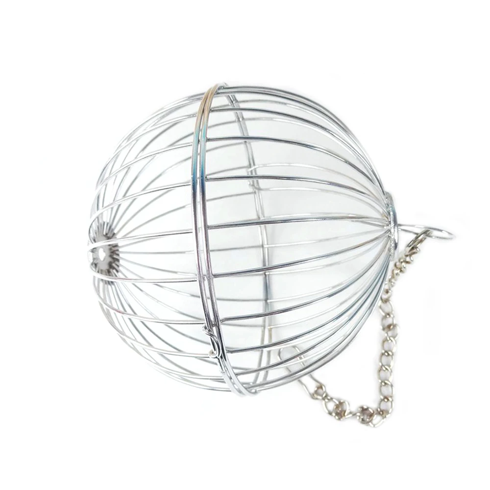13cm Stainless Steel Pet Toys Round Sphere Feed Dispenser Exercise Hanging Hay Ball Guinea Pig Hamster Rat Rabbit 
13cm Stainless Steel Pet Toys Round Sphere Feed Dispenser Exercise Hanging Hay Ball Guinea Pig Hamster Rat Rabbit
