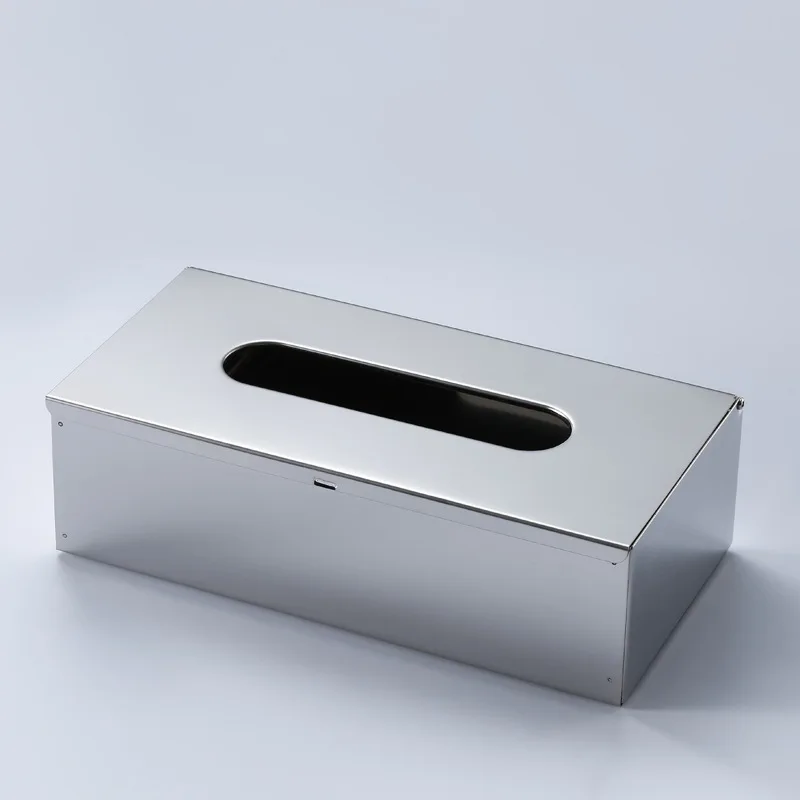Manufacturers Direct Selling 304 Stainless Steel Rectangular Wall-Mounted Table-board Paper Extraction Box Tissue Box with Flowe
Manufacturers Direct Selling 304 Stainless Steel Rectangular Wall-Mounted Table-board Paper Extraction Box Tissue Box with Flowe