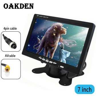 7 Inch 12V TFT LCD Screen Car Monitor Rearview Screen For CCTV Reversing Rear View Backup Camera+Remote Control
7 Inch 12V TFT LCD Screen Car Monitor Rearview Screen For CCTV Reversing Rear View Backup Camera+Remote Control