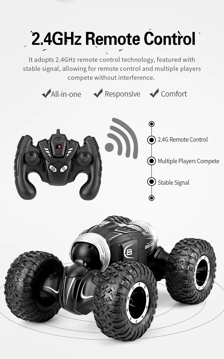 SHAREFUNB Q70 RC Car Radio Control 2.4GHz 4WD Twist Desert Cars Off Road Buggy Toy High Speed Climbing RC Car Kids Children Toys