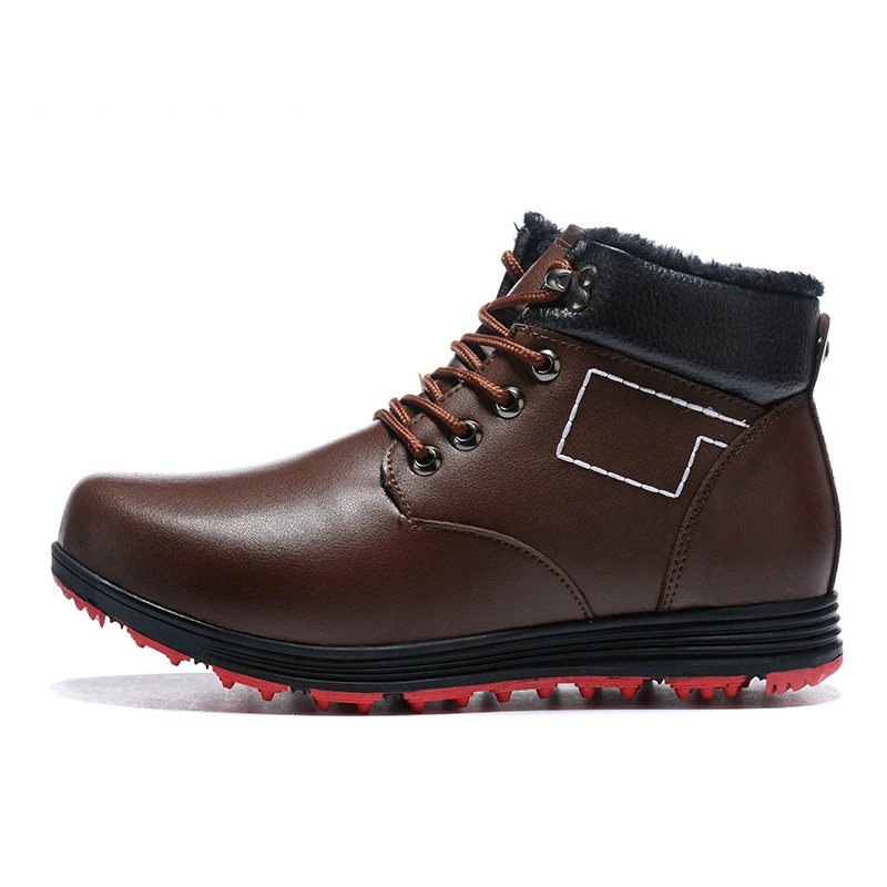 Golf Shoes Men's Waterproof Non-Slip Fur Warm Golf Shoes Male Hight Op Winter Wear-Resistant Breathable Sports Sneakers 
Golf Shoes Men's Waterproof Non-Slip Fur Warm Golf Shoes Male Hight Op Winter Wear-Resistant Breathable Sports Sneakers