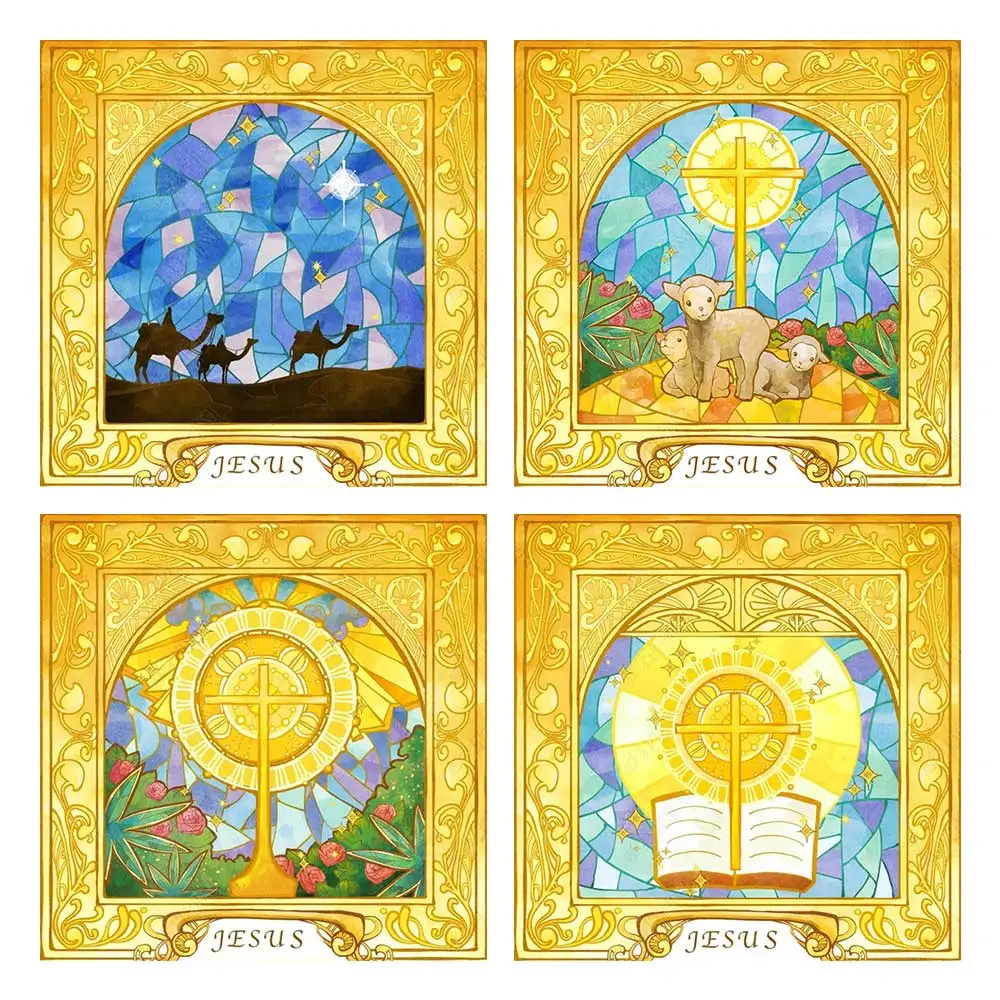 

Bible stories Diamond Painting Religious figures Round Full Drill Floral Nouveaute DIY Mosaic Embroidery 5D Cross Stitch gifts