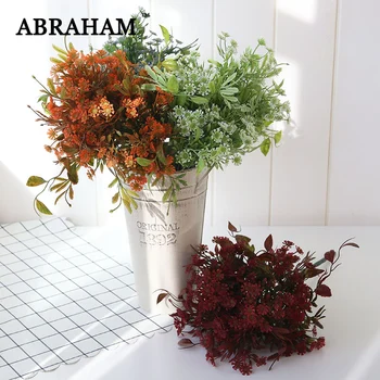 45cm 10 Fork Plastic Leaves Artificial Tree Branch Real Touch Leafs Green Plant Fake Gypsophila Flower Bouquet For Wedding Decor
45cm 10 Fork Plastic Leaves Artificial Tree Branch Real Touch Leafs Green Plant Fake Gypsophila Flower Bouquet For Wedding Decor