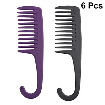 6pcs Hair Comb Home Shower Comb Plastic Comb Salon Brush Styling Hairdressing Tool Hair Comb With Hook Handle
6pcs Hair Comb Home Shower Comb Plastic Comb Salon Brush Styling Hairdressing Tool Hair Comb With Hook Handle