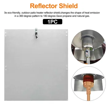 Outdoor Iron Plating Reflector Shield Eco Friendly Solid Protective Cover Replacement Parts For Patio Heater Garden Supplies
Outdoor Iron Plating Reflector Shield Eco Friendly Solid Protective Cover Replacement Parts For Patio Heater Garden Supplies
