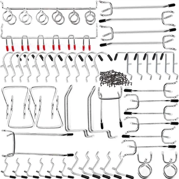 Pegboard Hooks Assortment Home Storage Hooks System Peg Board Tool Hanger Set Garage Kitchen Workshop Organizer Utility Hooks
Pegboard Hooks Assortment Home Storage Hooks System Peg Board Tool Hanger Set Garage Kitchen Workshop Organizer Utility Hooks