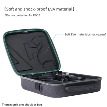 Accessories Carrying Case With Adjustable Strap Dustproof Portable EVA Shoulder Bag Hard Shell Travel Zipper Closure For RSC 2
Accessories Carrying Case With Adjustable Strap Dustproof Portable EVA Shoulder Bag Hard Shell Travel Zipper Closure For RSC 2
