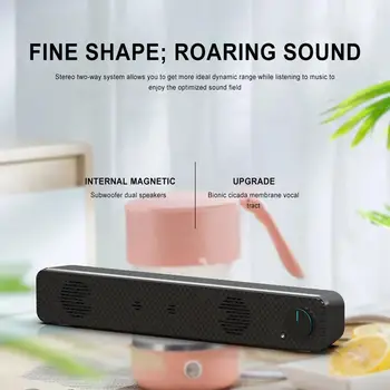 New WFO6 Bluetooth Sound Bar Portable Wireless Speaker Sound System 3D Stereo Music Surround Support Bluetooth For PC Phones
New WFO6 Bluetooth Sound Bar Portable Wireless Speaker Sound System 3D Stereo Music Surround Support Bluetooth For PC Phones