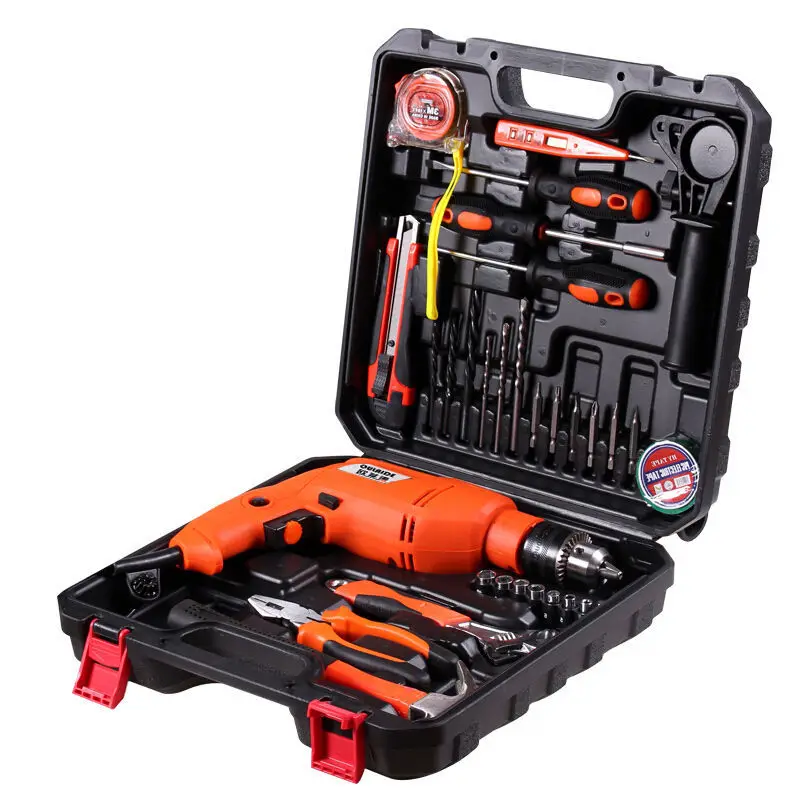 Europe Ryder High-Power Household Drill Multi-functional Dual Purpose Small Hammer Impact Drill Hardware Tools Packaged Combinat
Europe Ryder High-Power Household Drill Multi-functional Dual Purpose Small Hammer Impact Drill Hardware Tools Packaged Combinat