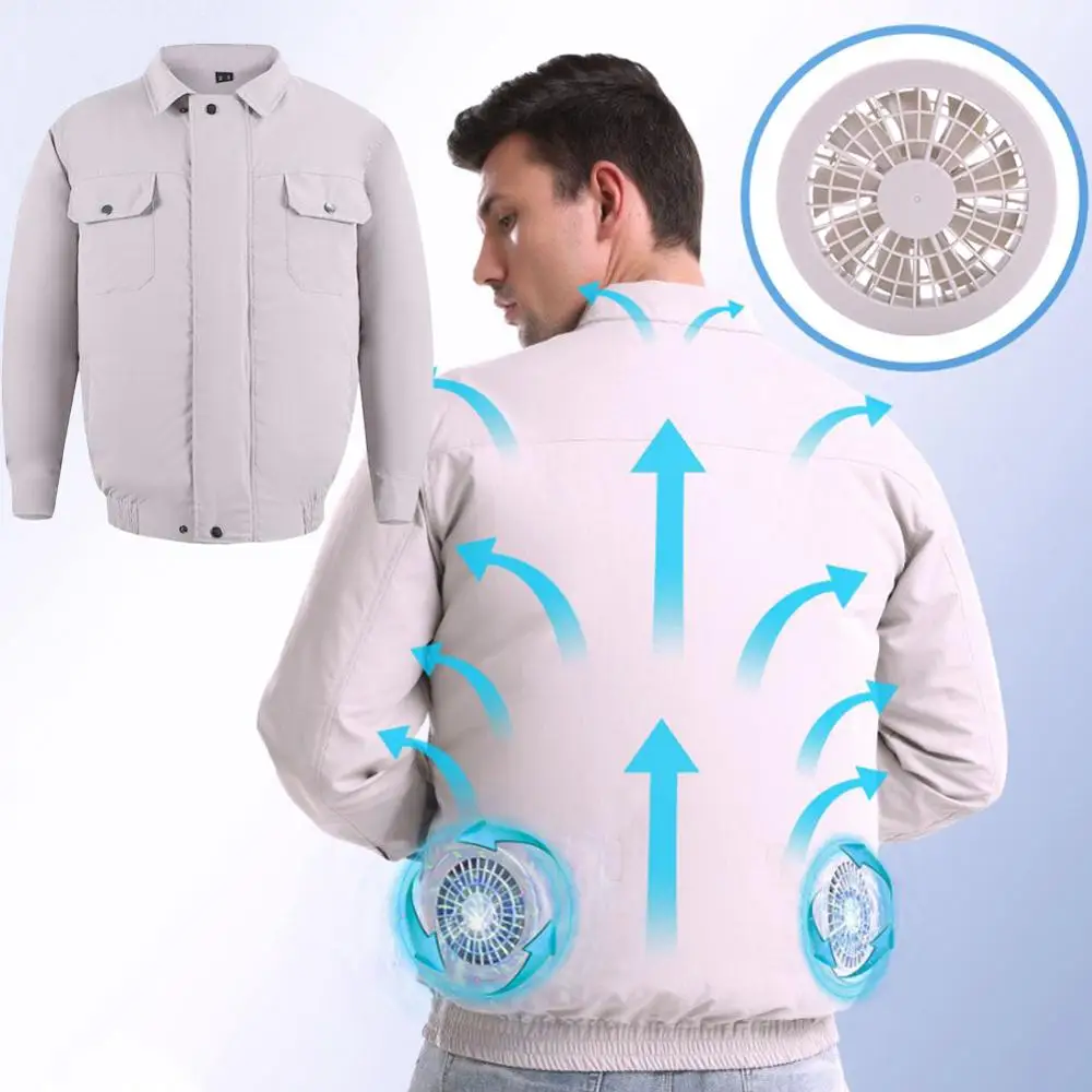 New Adjustable Summer Cooling Clothes with Fan Clothes USB Charging Fan Clothes Welding Cold Clothes Outdoor Fishing Clothes
New Adjustable Summer Cooling Clothes with Fan Clothes USB Charging Fan Clothes Welding Cold Clothes Outdoor Fishing Clothes