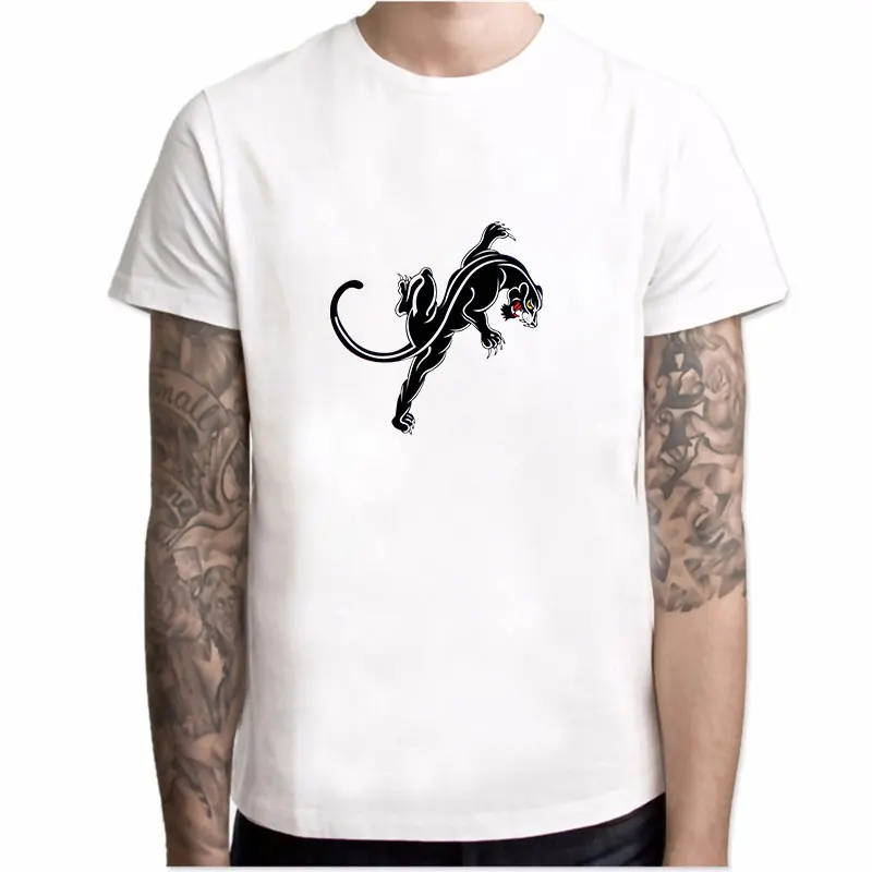 MOUNTSHARP Funny Tshirt Men Black Panther Print Streetwear Short Sleeve Harajuku Sweatshirt O-Neck Polyester Casual Cotton
MOUNTSHARP Funny Tshirt Men Black Panther Print Streetwear Short Sleeve Harajuku Sweatshirt O-Neck Polyester Casual Cotton