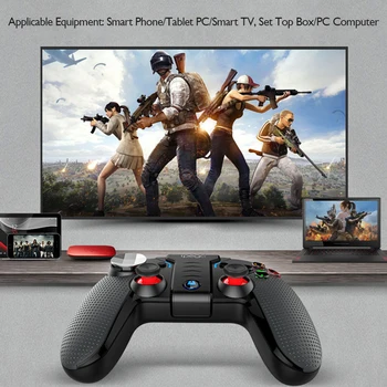 Electronic Machine Accessories 9099 Bluetooth Turbo Game Controller for TV PC Set-Top Box Phone Tablet Black
Electronic Machine Accessories 9099 Bluetooth Turbo Game Controller for TV PC Set-Top Box Phone Tablet Black