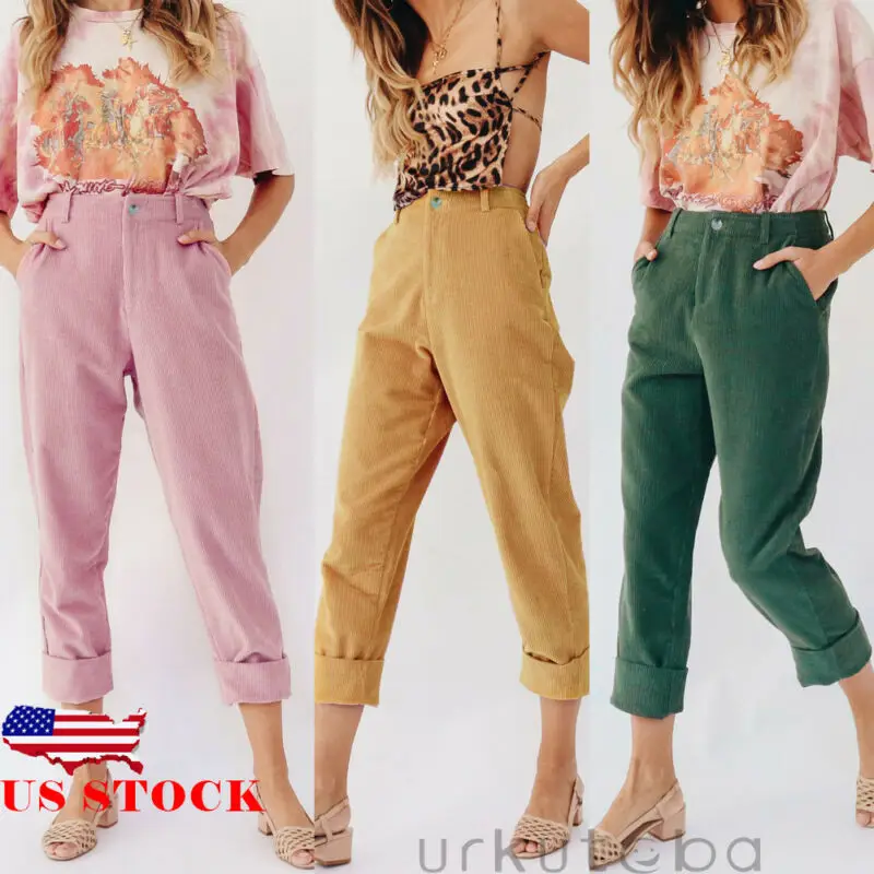 2019 New Autumn Women Pencil Stretch Pant Ladies Casual Corduroy Skinny Pants High Waist Jeans Trousers Vintage Stylish hot 
2019 New Autumn Women Pencil Stretch Pant Ladies Casual Corduroy Skinny Pants High Waist Jeans Trousers Vintage Stylish hot