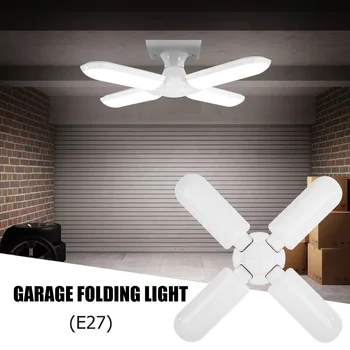 E27 LED High Power Fan Garage Light Deformable Folding Ceiling Lamp 1/2/3 Leaf Deformation Industrial Light for Garage Workshop
E27 LED High Power Fan Garage Light Deformable Folding Ceiling Lamp 1/2/3 Leaf Deformation Industrial Light for Garage Workshop