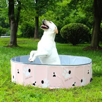 Pet Supplies Pet Pool PVC Foldable Bathtub Dog Bathtub Multi-size Cat and Dog Bathtub Easy to Drainage Blue Star Pink Paw Design
Pet Supplies Pet Pool PVC Foldable Bathtub Dog Bathtub Multi-size Cat and Dog Bathtub Easy to Drainage Blue Star Pink Paw Design