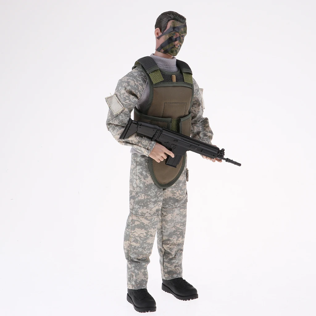 1/6 Scale Collectible Army Special Forces Soldier Combat SWAT 12'' Police Action Figures with Accessories NB02A Display Model 1/6 Scale Collectible Army Special Forces Soldier Combat SWAT 12'' Police Action Figures with Accessories NB02A Display Model
