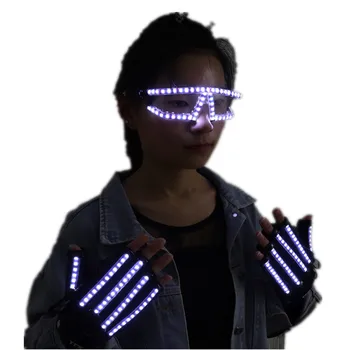 LED Light Emitting Costumes LED Luminous Glasses Gloves Stage Props For Children Birthday Gift, Laser Stage Props Party Supplies
LED Light Emitting Costumes LED Luminous Glasses Gloves Stage Props For Children Birthday Gift, Laser Stage Props Party Supplies