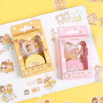 MINKYS New Arrival 1 Box Cute Washi Masking Tape And Sticker Set For Crafts, Diary Decorative Adhesive Tape School Stationery 
MINKYS New Arrival 1 Box Cute Washi Masking Tape And Sticker Set For Crafts, Diary Decorative Adhesive Tape School Stationery