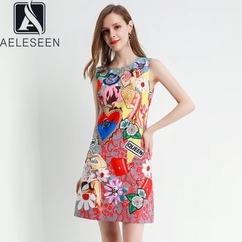 AELESEEN 2020 Spring New Fashion Runway Tank A-Line Dresses Women Luxury 3D Floral Appliques & Diamond Sequin Printed Mini Dress
AELESEEN 2020 Spring New Fashion Runway Tank A-Line Dresses Women Luxury 3D Floral Appliques & Diamond Sequin Printed Mini Dress