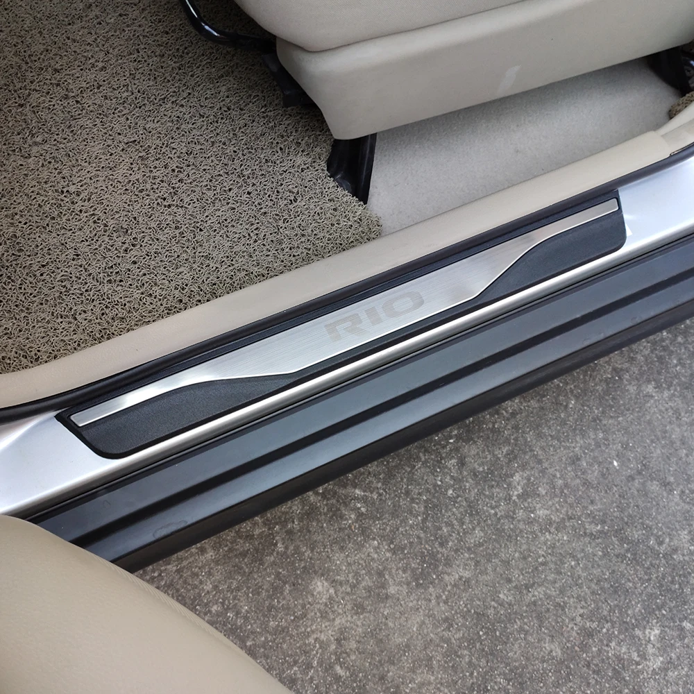 For Kia rio k2 3 4 5 x-line x line Accessory Stainless Steel Door Sill Scuff Plate Cover car styling sticker 2012 2015 2018 2020
For Kia rio k2 3 4 5 x-line x line Accessory Stainless Steel Door Sill Scuff Plate Cover car styling sticker 2012 2015 2018 2020