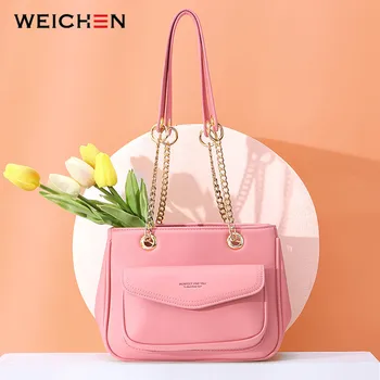 WEICHEN Brand Women Handbag Soft Leather Female Shoulder Bag Chain Strap Designer Women's Bags High Quality Hobos Ladies Bolsos
WEICHEN Brand Women Handbag Soft Leather Female Shoulder Bag Chain Strap Designer Women's Bags High Quality Hobos Ladies Bolsos