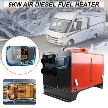 

5KW 12V 24V Parking Fuel Air Heater Air Diesel Fuel Heater with Low Noise Compact Warm Air Blower for Cars Trucks Ships