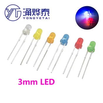 3MM Φ3 Short Pin with brim F3 LED light Red Blue Green Orange Yellow White emitting diode super bright with edges
3MM Φ3 Short Pin with brim F3 LED light Red Blue Green Orange Yellow White emitting diode super bright with edges