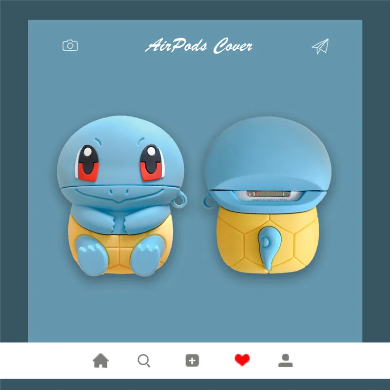 Cute Anime Cartoon Squirtle Figure Silicone Cover Keychain for Apple Airpods 1 2 Wireless Earphone Case Accessories
Cute Anime Cartoon Squirtle Figure Silicone Cover Keychain for Apple Airpods 1 2 Wireless Earphone Case Accessories