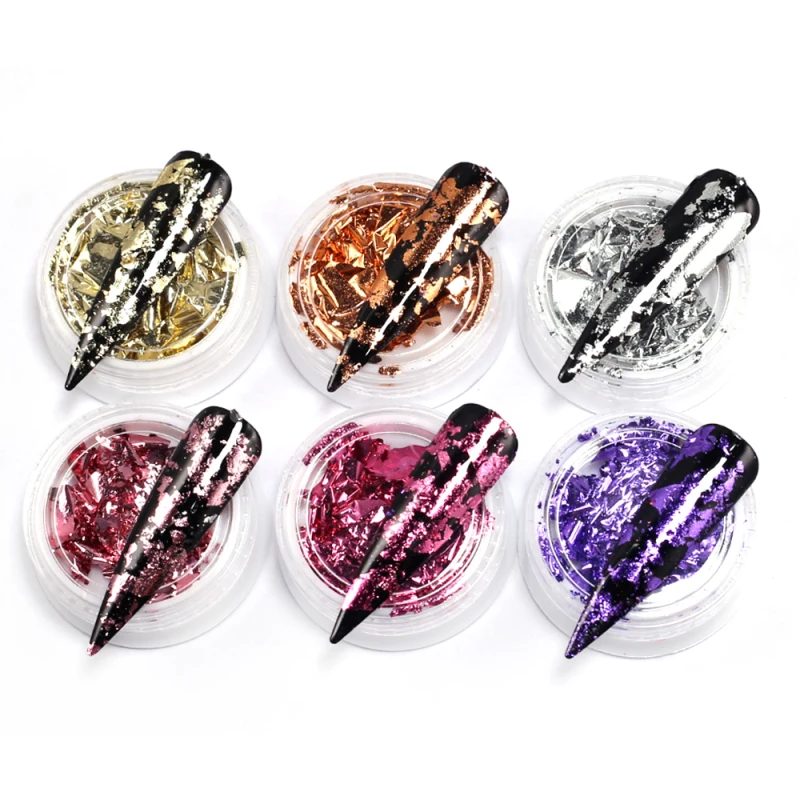 3D Glitter DIY Manicure UV Gel Polish Nail Decoration Tools Irregular Aluminum Paper Sheet Art Nails Sticker Nail Art Decoration
3D Glitter DIY Manicure UV Gel Polish Nail Decoration Tools Irregular Aluminum Paper Sheet Art Nails Sticker Nail Art Decoration