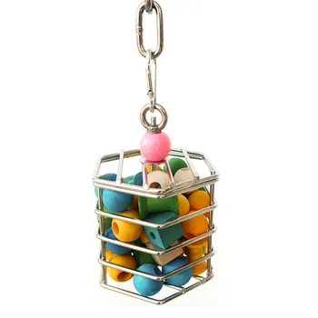 Stainless Steel Parrot Foraging Toy Pet Bird Toy Squirrel Stainless Steel Food Cage Parrot Toy Hanging Chew Toy With Block Insid
Stainless Steel Parrot Foraging Toy Pet Bird Toy Squirrel Stainless Steel Food Cage Parrot Toy Hanging Chew Toy With Block Insid
