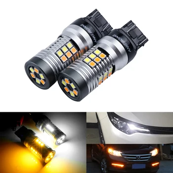 ANGRONG 2x 7443 580 W21/5W 30 SMD LED Turn Signal Daytime Running Light White & Amber
ANGRONG 2x 7443 580 W21/5W 30 SMD LED Turn Signal Daytime Running Light White & Amber