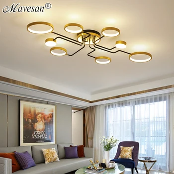 LED Ceiling Chandelier For Dining Room Kitchen Bedroom Light Fixture Black /Gold Rings Indoor Home Lustre With Remote Lighting 
LED Ceiling Chandelier For Dining Room Kitchen Bedroom Light Fixture Black /Gold Rings Indoor Home Lustre With Remote Lighting