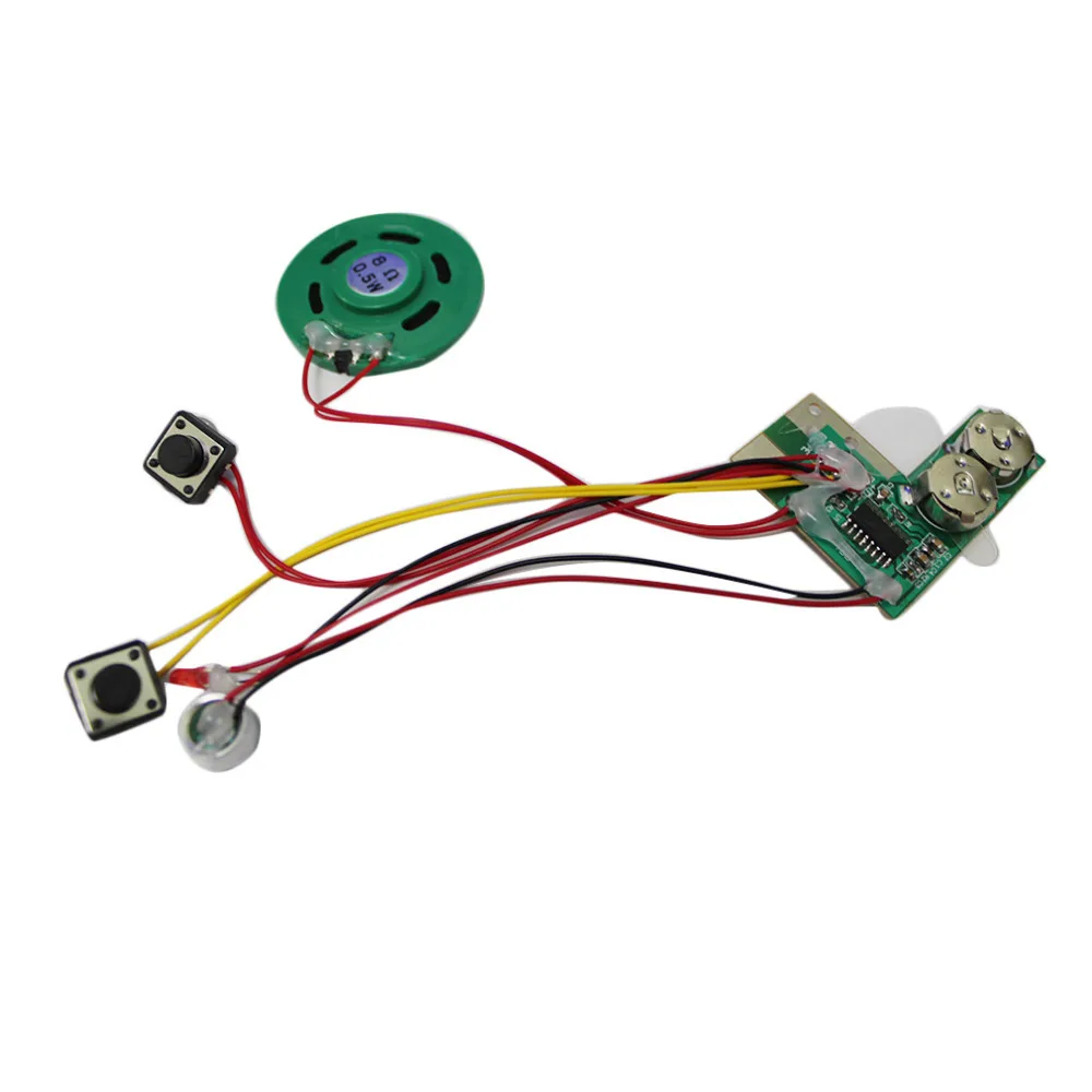 Universal Sound Recordable Module Voice Talk Chip With Speaker Microphone Button For Greeting Card Gift
Universal Sound Recordable Module Voice Talk Chip With Speaker Microphone Button For Greeting Card Gift