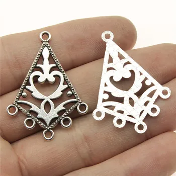 Wholesale Jewelry Lots Antique Silver Color 37x27mm Earring Connector Diy Bracelet Crafts Materials 80 Pieces 
Wholesale Jewelry Lots Antique Silver Color 37x27mm Earring Connector Diy Bracelet Crafts Materials 80 Pieces