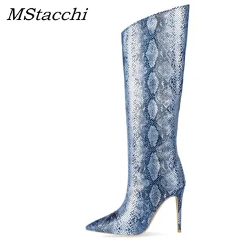 MStacchi Strange Pattern Fine Heel Boots Women Overheight With High Heel Shoes Woman Pointed Toe Bota Feminina Plus Size 34-45
MStacchi Strange Pattern Fine Heel Boots Women Overheight With High Heel Shoes Woman Pointed Toe Bota Feminina Plus Size 34-45