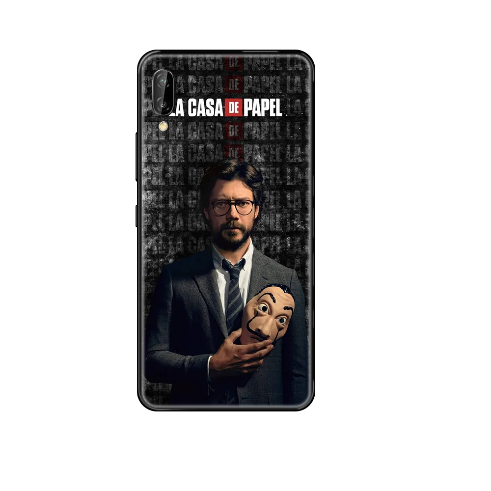 Чехол La Casa de papel для телефона Huawei Honor Mate 5 6 7 8 9 10 20 A C X Lite Модный черный силиконовый