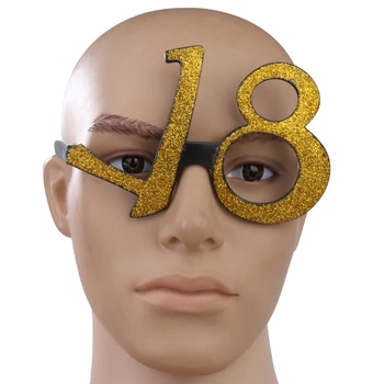 Number 18 Birthday Gift Age 18th Party Diamante Glitter Glasses Fancy Spec Gold Happy Birthday Funny Glasses Photo Props 
Number 18 Birthday Gift Age 18th Party Diamante Glitter Glasses Fancy Spec Gold Happy Birthday Funny Glasses Photo Props