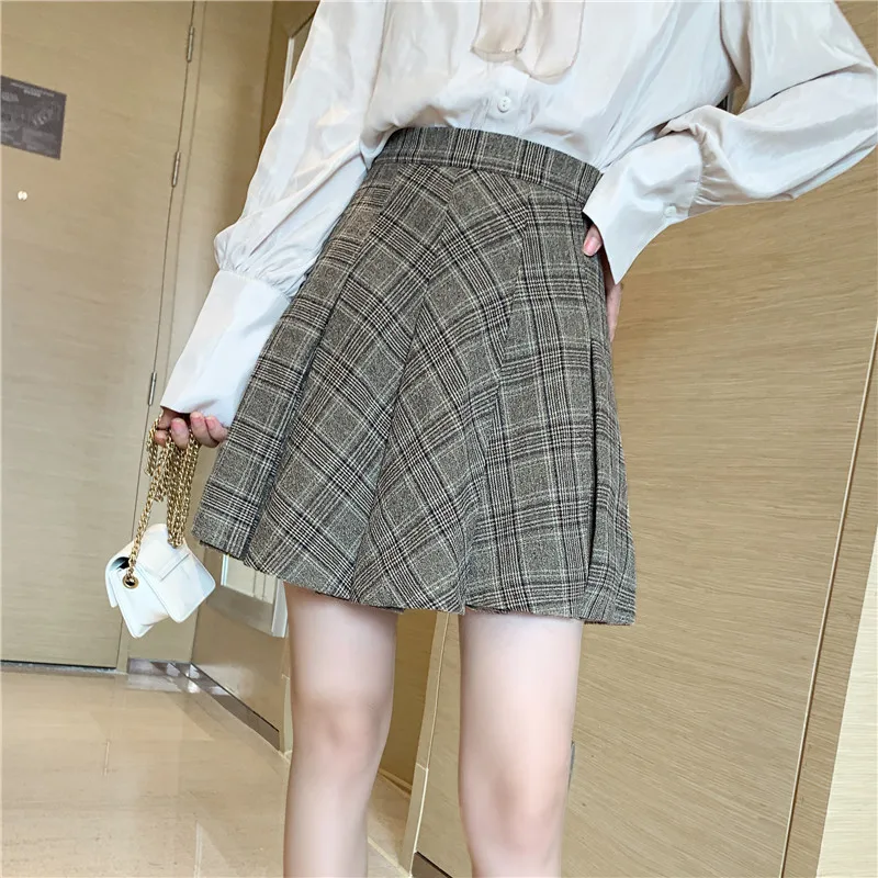 Photo Shoot 2019 Retro Plaid Woolen Thick Pleated Skirt High Waist Skirt Women's Autumn And Winter Slimming A- line Short Dress
Photo Shoot 2019 Retro Plaid Woolen Thick Pleated Skirt High Waist Skirt Women's Autumn And Winter Slimming A- line Short Dress