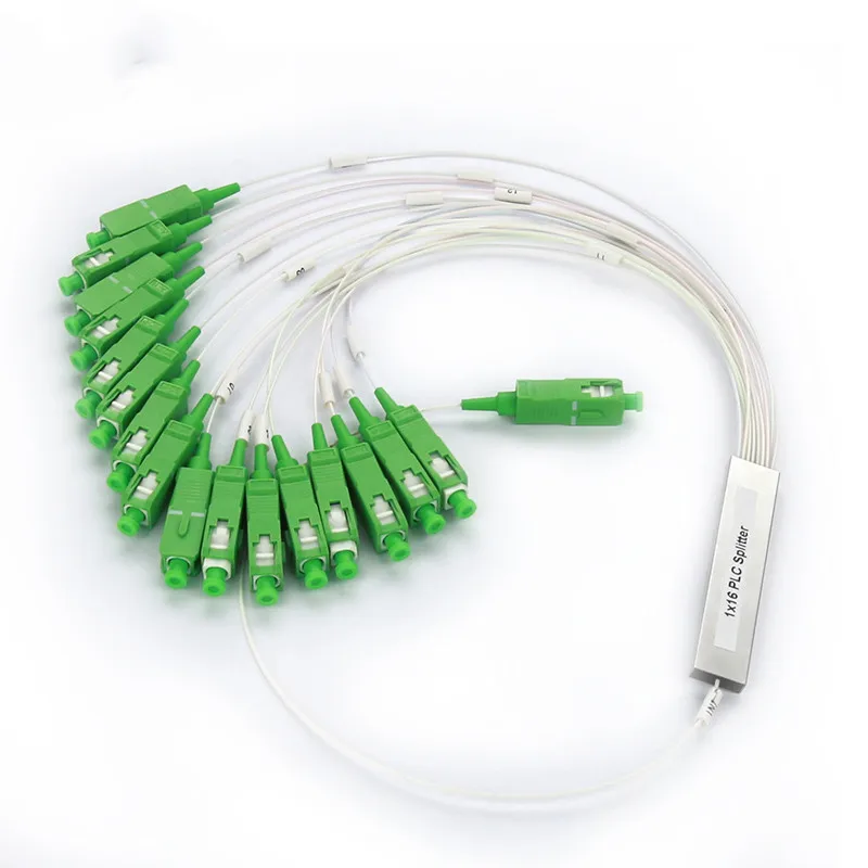 1x16 SC APC Single Mode Fiber Optical FTTH 0.9mm Mini PLC Splitter 1*16 SC APC Single Mode Fiber Optical PLC Splitter
1x16 SC APC Single Mode Fiber Optical FTTH 0.9mm Mini PLC Splitter 1*16 SC APC Single Mode Fiber Optical PLC Splitter