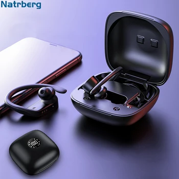 True Wireless Earbuds Running Sports Earhook Headphones Bluetooth Earphone 5.0 with Charger Box for iPhone
True Wireless Earbuds Running Sports Earhook Headphones Bluetooth Earphone 5.0 with Charger Box for iPhone