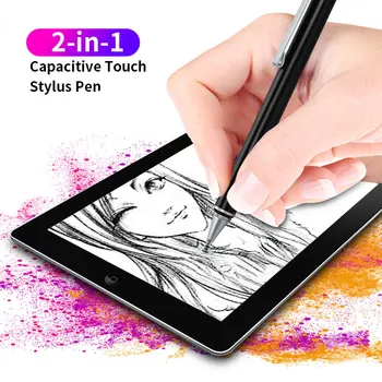 2 In 1 Stylus For Smartphone Tablet Thick Thin Drawing Capacitive Pencil Universal Android Mobile Screen Metal Note Touch Pen
2 In 1 Stylus For Smartphone Tablet Thick Thin Drawing Capacitive Pencil Universal Android Mobile Screen Metal Note Touch Pen