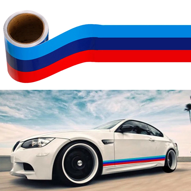 3M Car Vinyl Graphic Decal Auto Stickers and Decal M-Colored Stripe Sticker Car Vinyl Decal For BMW M3 M4 M5 M6 3 5 6 7 Series
3M Car Vinyl Graphic Decal Auto Stickers and Decal M-Colored Stripe Sticker Car Vinyl Decal For BMW M3 M4 M5 M6 3 5 6 7 Series