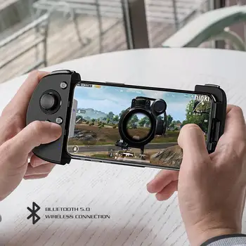 Mobile Gaming Touchroller Wireless Controller with 3D Joystick Trigger Buttons G-Touch Technology For iOS FPS MOBA Games
Mobile Gaming Touchroller Wireless Controller with 3D Joystick Trigger Buttons G-Touch Technology For iOS FPS MOBA Games