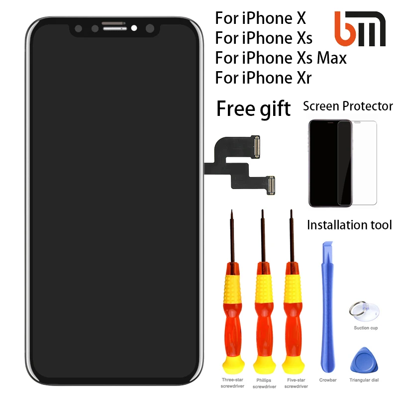 100% Tested Grade AAA Tianma OLED Replacement for iPhone X XS Max XR LCD Display Touch Screen With 3D Touch Digitizer Assembly
100% Tested Grade AAA Tianma OLED Replacement for iPhone X XS Max XR LCD Display Touch Screen With 3D Touch Digitizer Assembly