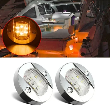 2pcs Round Marine Boat LED Courtesy Lights Cabin Deck Starboard Stern Navigation Light Amber ABS Plastic Navigation Light
2pcs Round Marine Boat LED Courtesy Lights Cabin Deck Starboard Stern Navigation Light Amber ABS Plastic Navigation Light