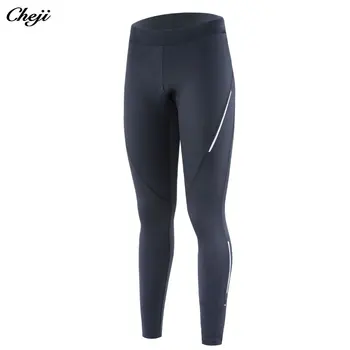 

CHEJI Cycling Pants Women Long Bicycle Pants High Quality Mtb Road Bike 3/4 Tights Black Cycling Long 3/4 Lycra